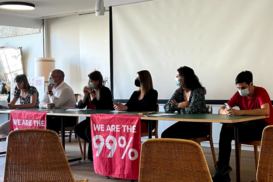 Conférence de presse: « Initiative 99%: dernière ligne gauche»